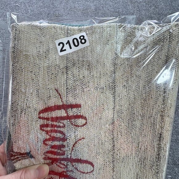 Thankful Fall Harvest Table‎ Runner Woven Tapestry Pumpkins Floral 69” Holidays - Picture 11 of 11